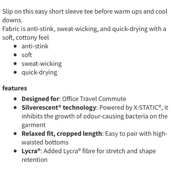 Lululemon Short Notice Crop Tee - Picture 7 of 7